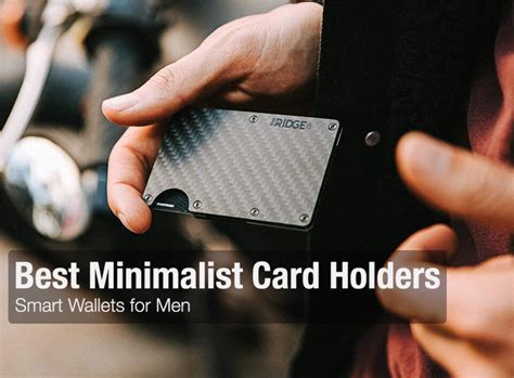 best smart card holder reddit|minimalist card holder wallet.